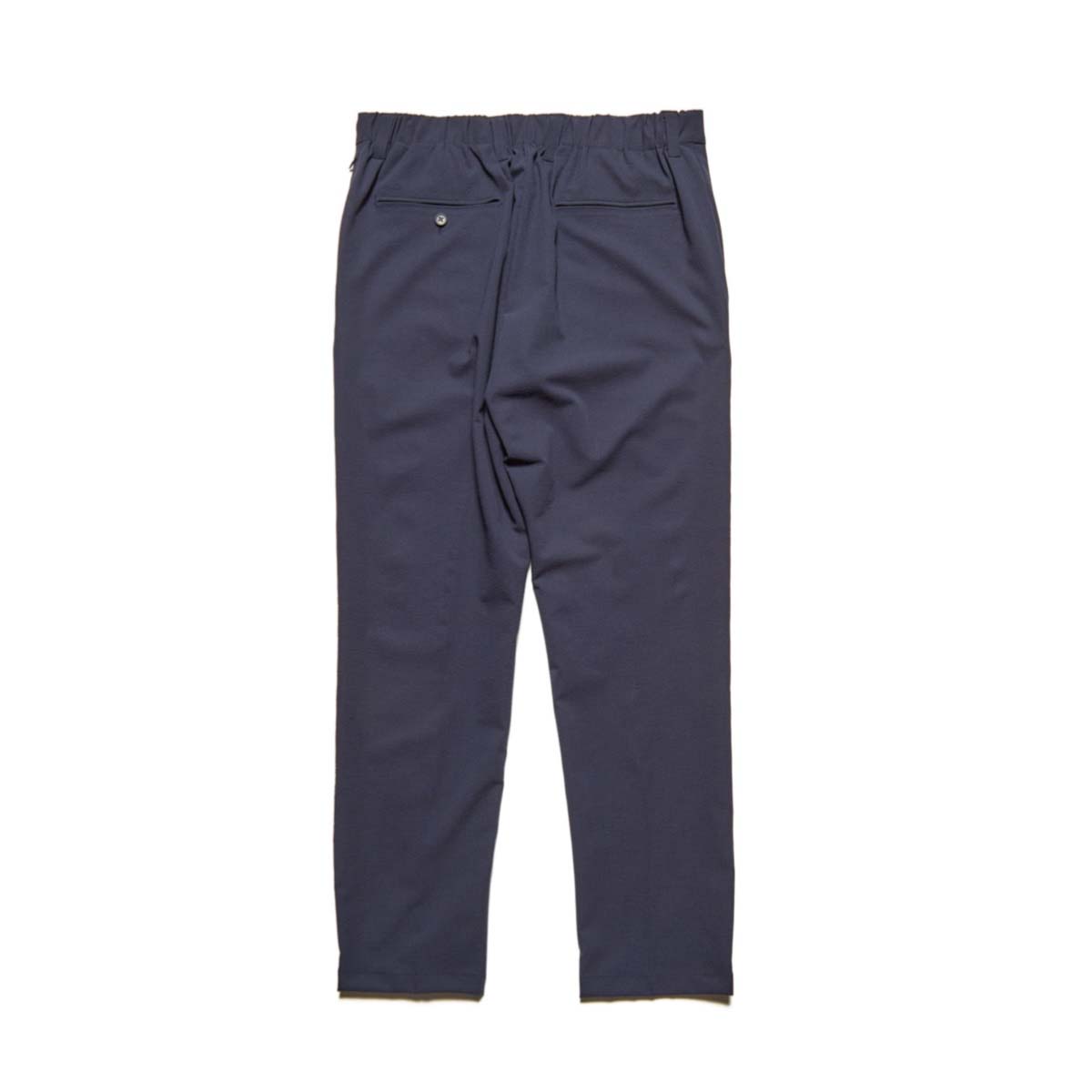 SOPHNET. / 4WAY STRETCH SHIRRING SLIM-FIT SLACKS (Navy)
